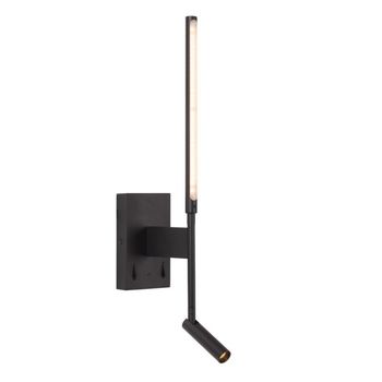 Aplique de pared led con lector finan (6w)