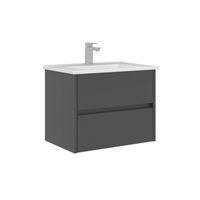 mueble para lavabo  - 65 x 45 x 52 cm - antracita