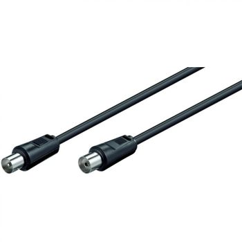 Goobay Cable Coaxial Antena 1.5m Negro