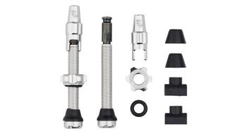 Valvulas tubeless wolf tooth con clik valve silver