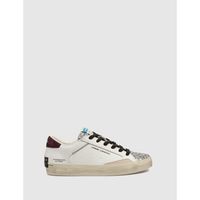 crime london zapatillas zapatilla distressed blanco para mujer
