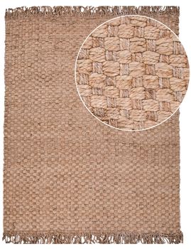 Alfombra de yute Sakira beige 120x170 cm