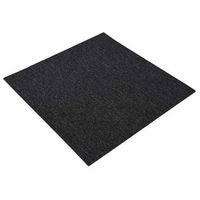 azulejo de alfombra gris oscuro 50 x 50 cm 20 uds pp y betun vidaxl