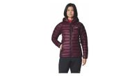 chaqueta de plumon con capucha columbia arctic crest para mujer  morada