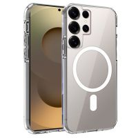 cool carcasa magnetica transparente para samsung galaxy s25 ultra
