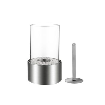 Chimenea de bioetanol divina fire plata d16 x h27 cm
