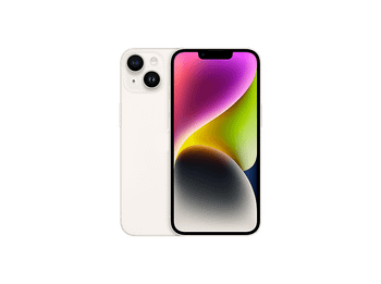REACONDICIONADO Excelente Apple iPhone 14, Blanco estrella, 128 GB, 5G, 6.1