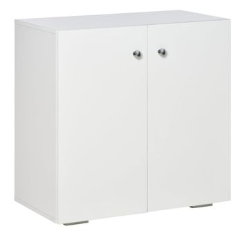 Aparador de salón 70x39x70 cm blanco
