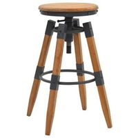 pack 2 uds taburetes de bar  taburete de cocina  taburete alto madera maciza de abeto
