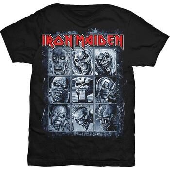 Iron Maiden Camiseta manga larga Nine Eddies para mujer