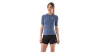 maillot de manga corta para mujer compressport trail racing postural azul