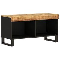 mueble tv  mueble de salon  armario tv madera maciza de mango 85x33x435 cm