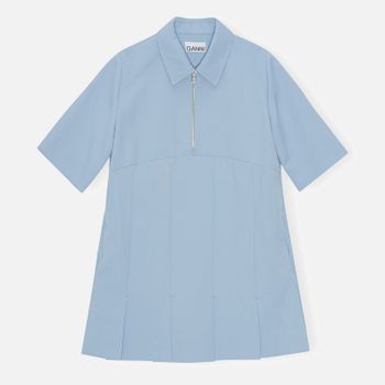Ganni Light Suiting Twill Mini Dress - 38