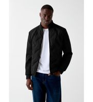 guess para hombre m6rl10wj232 chaqueta acolchada negro xs casual nylon