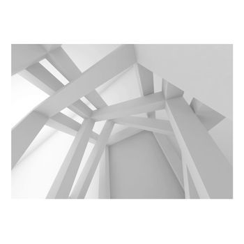 Papel Pintado 3d - White Construction (350x245 Cm)