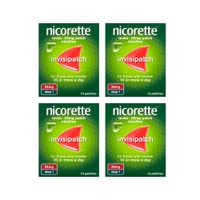 nicorette invisi step 1 25mg - 14 patches - 4 pack