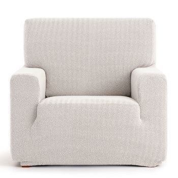 Funda Protectora De Sofa 1 Plaza Bielastica Jaz 7 Crudo