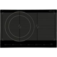 cata giga 750 bk placa de induccion 6 zonas 77cm negra