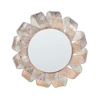 espejo de pared blanco cobre 54 cm colgante sala de estar dormitorio mangalore