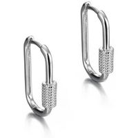 jorge revilla pendientes pendientes geometricos roll en plata de ley 925 para mujer