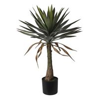 wellhome planta de yuca artificial en maceta h90 cm