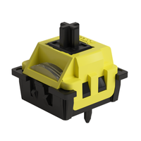 akko flash interruptor magnetico de alta precision 25gf interruptor lineal lubricado en fabrica con vastago pom para teclado mecanico magnetico 45 uds