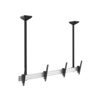 equip soporte de techo para 2 pantallas 45-55 vesa 600x400 inclinable hasta 50kg
