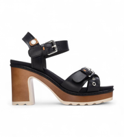 refresh para mujer 17529003-negro sandalias 175290 negro 38 5 a 8cm hebilla casual