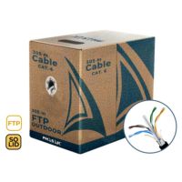 cable de red phasak phr 670 cat 6 ftp exterior 305 m negro cca