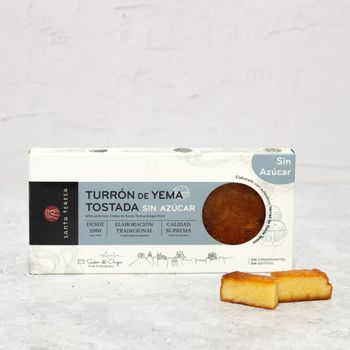 Turrón de Yema Tostada sin Azúcar 270g