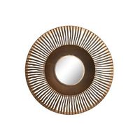 espejo metal 70x85x70 cobre