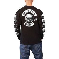 black label society camiseta manga larga ph2292 para mujer