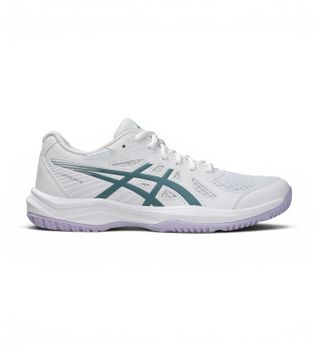 Asics para mujer. 1072A107 Zapatillas Upcourt 6 blanco (41.5), Plano, Cordones, Casual, Deportivo, Multideporte