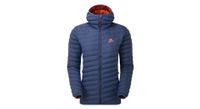 chaqueta p con capucha  strong particle  strong   p azul para mujer de mountain equipment