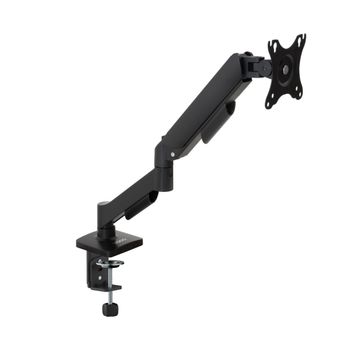 Tooq soporte de mesa con brazo articulado para monitor de 13”-32” - giratorio e inclinable - gestion de cables - peso max 9kg - vesa 100x100mm - color negro