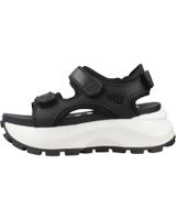 de buffalo sandalias mujer modelo manhatten snd color negro blkwht
