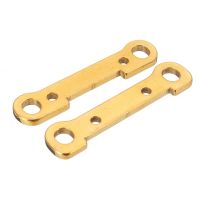 2pcs wltoys 124017 124019 112 coche de rc pieza de repuesto de metal placa de refuerzo de brazo de suspension delantera