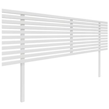 Cabecero De Madera Reciclada Dm Estilo Japones Con Patas 135x115cm Camas 135 - Blanco Sólido