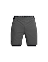 pantalones under armour vanish woven 2in1 grisnegro