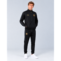 chandal oficial fc barcelona gold edition - adulto-negro dorado