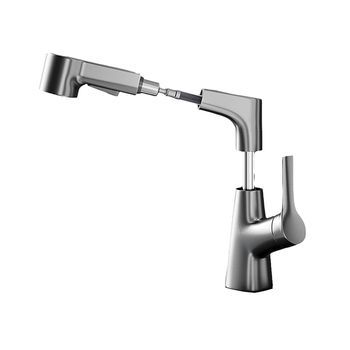 Grifo Lavabo Multifunción Lh-226  | Gris Pistola (gunmetal)
