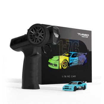 Turbo Racing C74 RTR 1/76 2.4G RWD Mini Drift RC Car Full Proportional LED Light Upgrade Chassis TC06 Miniature Professi