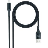 nanocable cable lightning a usb 20 machomacho 1m negro