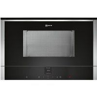 neff c17wr00n0b built-in solo microwave - stainless steel stainless steel