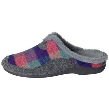 Garzon Pantuflas Zapatilla cuadros para mujer