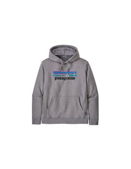 Sudadera Patagonia P-6 Logo Uprisal Hoody Hombre Gris