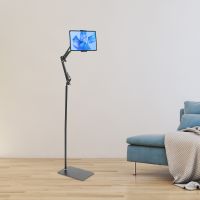 soporte universal para ipad soporte de suelo para tablet ajustable flexible rotacion de 360 grados soporte para telefono    soporte giratorio para dispositivos de 472-709 pulgadas