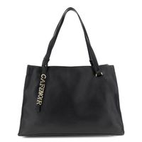 bolso suave sin forro con letras black