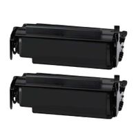 compatible twin pack lexmark 12a4715 black high capacity toner cartridges 2 pack
