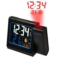 reloj despertador negro 133 x 11 cm la crosse